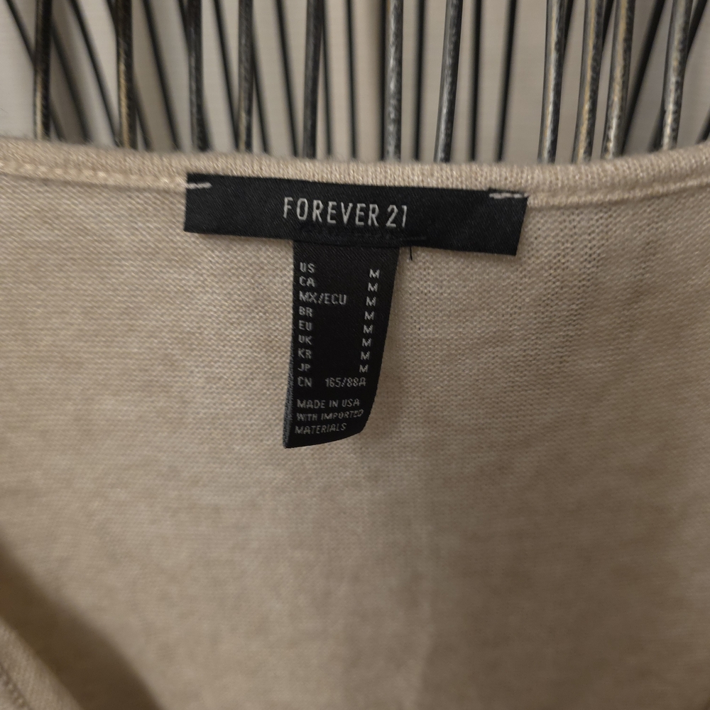 Forever 21 Tan Knit Top - Picture 2 of 2